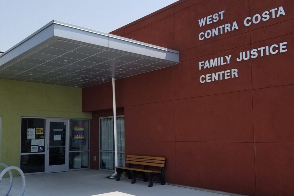 Front entrance of the Richmond Family Justice Center